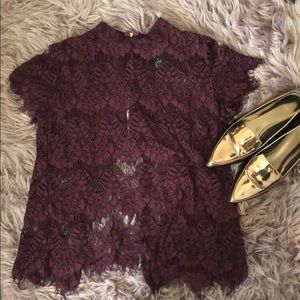Burgundy beautiful top